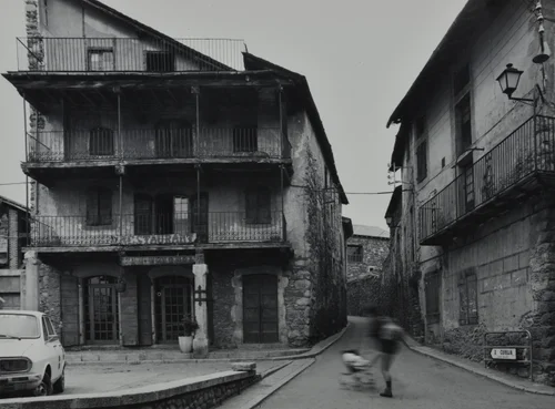 La façana de Can Ventura l’any 1983